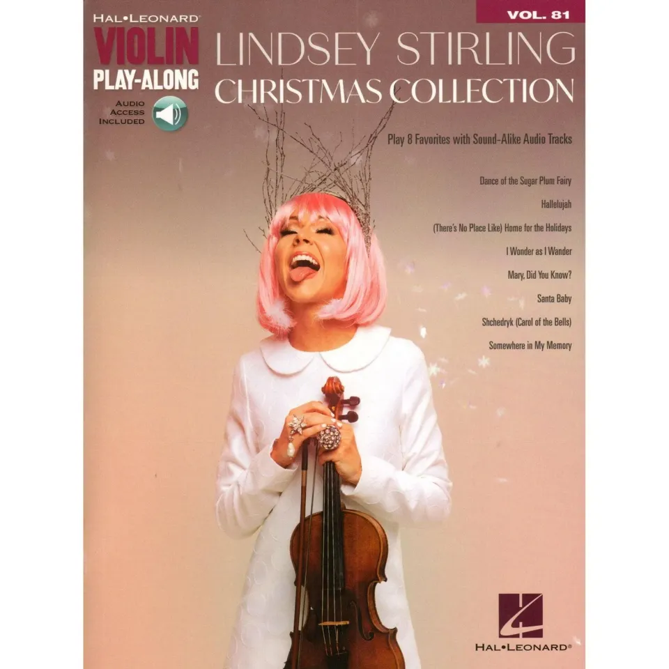 Hal Leonard Violin Play-Along Vol. 81 Geigennoten Lindsey Stirling Weihnachten
