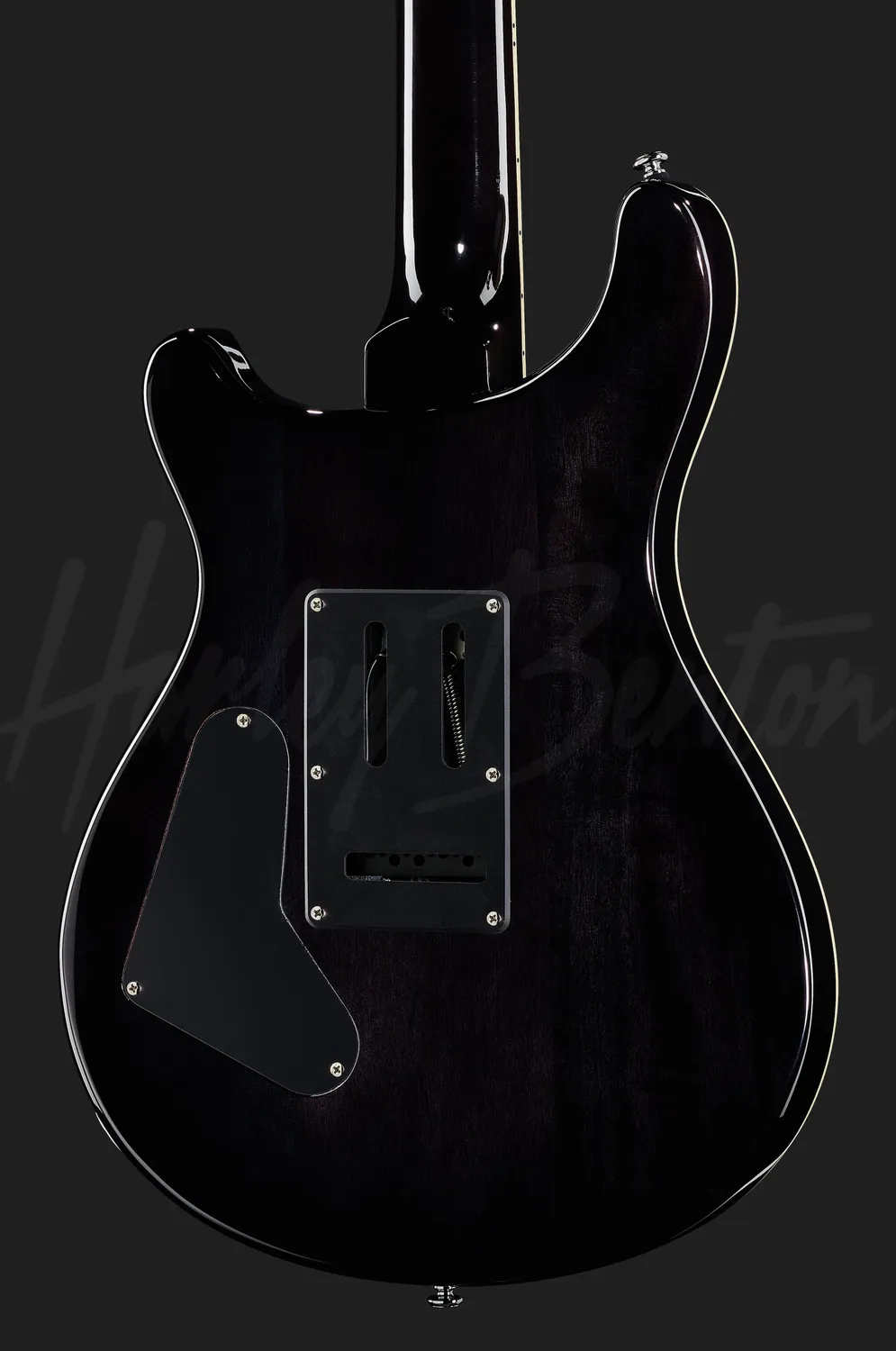 Harley Benton Deluxe Series CST-24T P90 E-Gitarre Black Flame