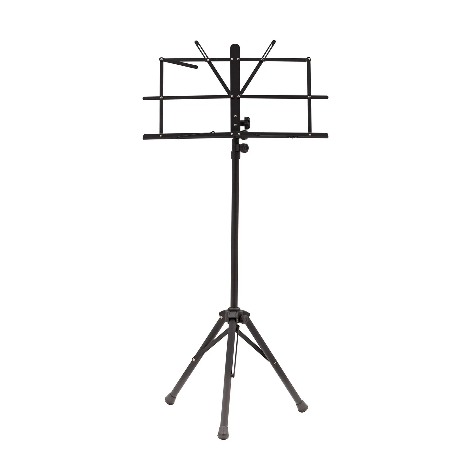 Shar Gig-N-Go Notenständer faltbar Schwarz Stahl 53-142 cm