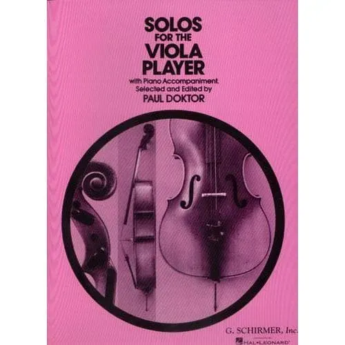 Schirmer Doktor Solos Bratschenoten Viola Klavier