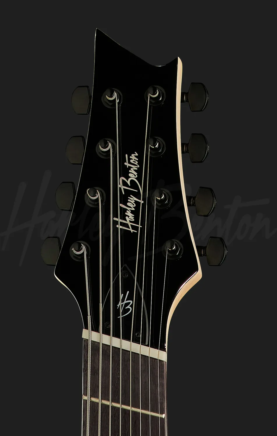 Harley Benton Progressive R-458BK E-Gitarre 8-saitig
