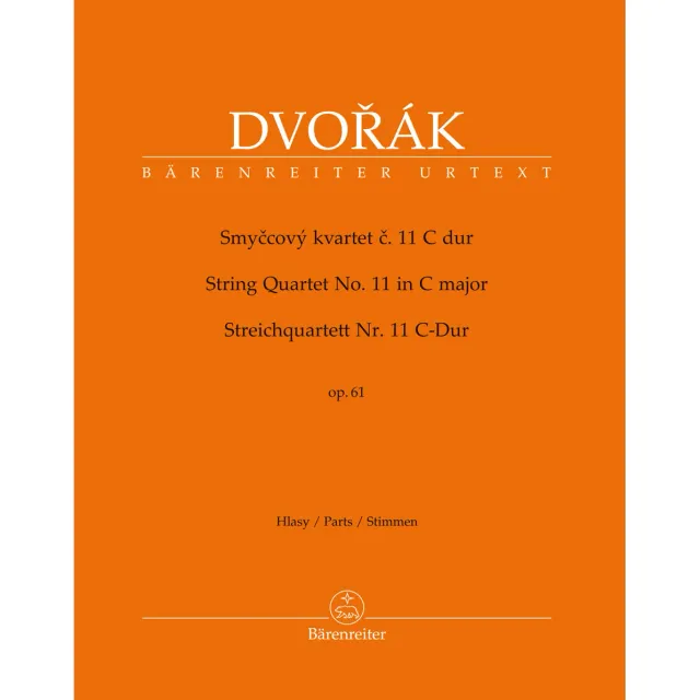 Shar Music Dvorák Quartett Nr. 11 C-Dur op. 61 Noten Urtext