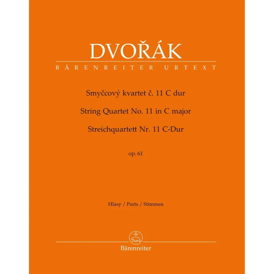 Shar Music Dvorák Quartett Nr. 11 C-Dur op. 61 Noten Urtext