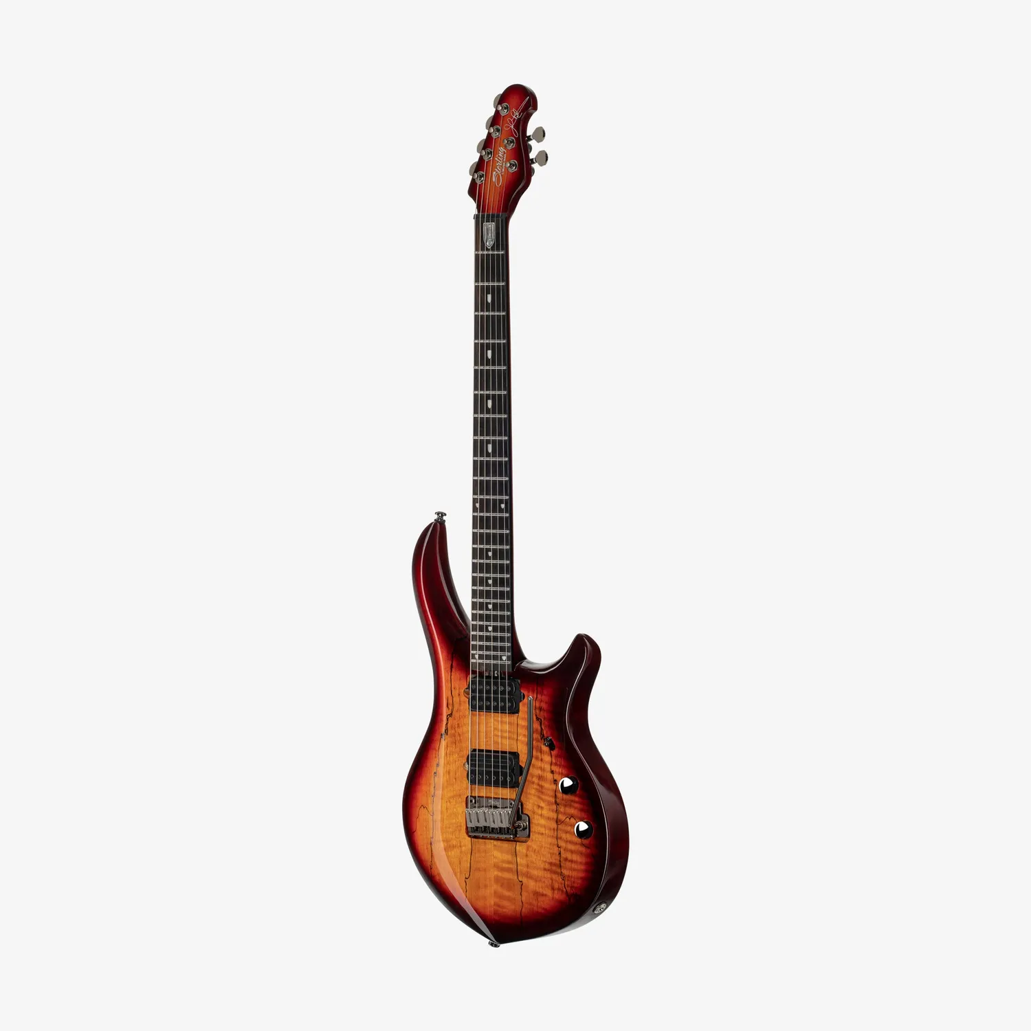 Sterling Majesty DiMarzio E-Gitarre Blood Orange Burst