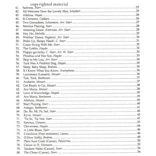 Alfred Music Rounds and Canons Noten Violine Starr Part