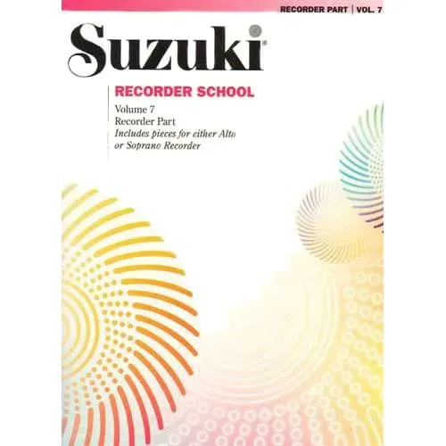 Suzuki Recorder School Vol.7 Blockflötennoten Alt Sopran