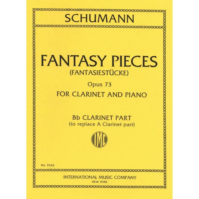 International Schumann Fantasiestücke op. 73 Klarinettennoten