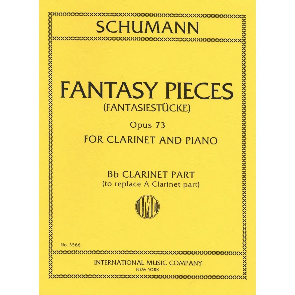 International Schumann Fantasiestücke op. 73 Klarinettennoten