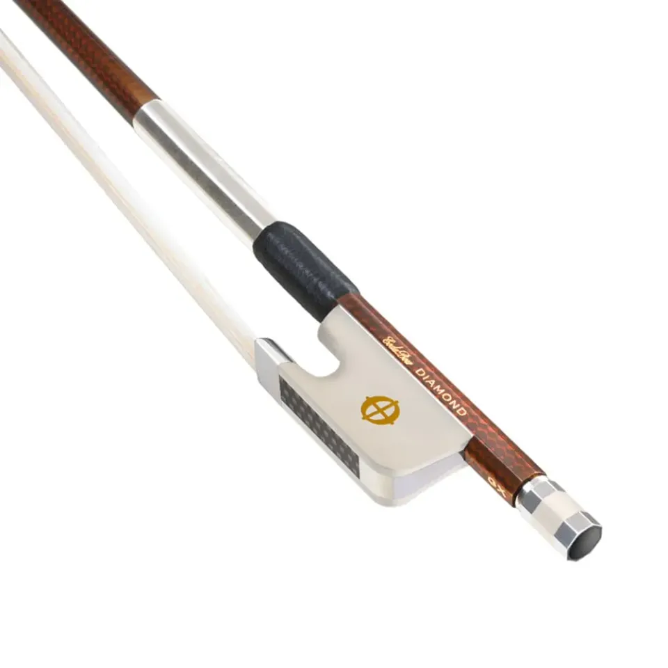 Shar Music CodaBow Diamond GX Viola Bogen Carbon Alabaster-Frosch