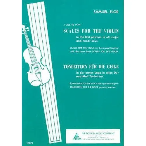 Samuel Flor Scales Violine Noten Boston Music