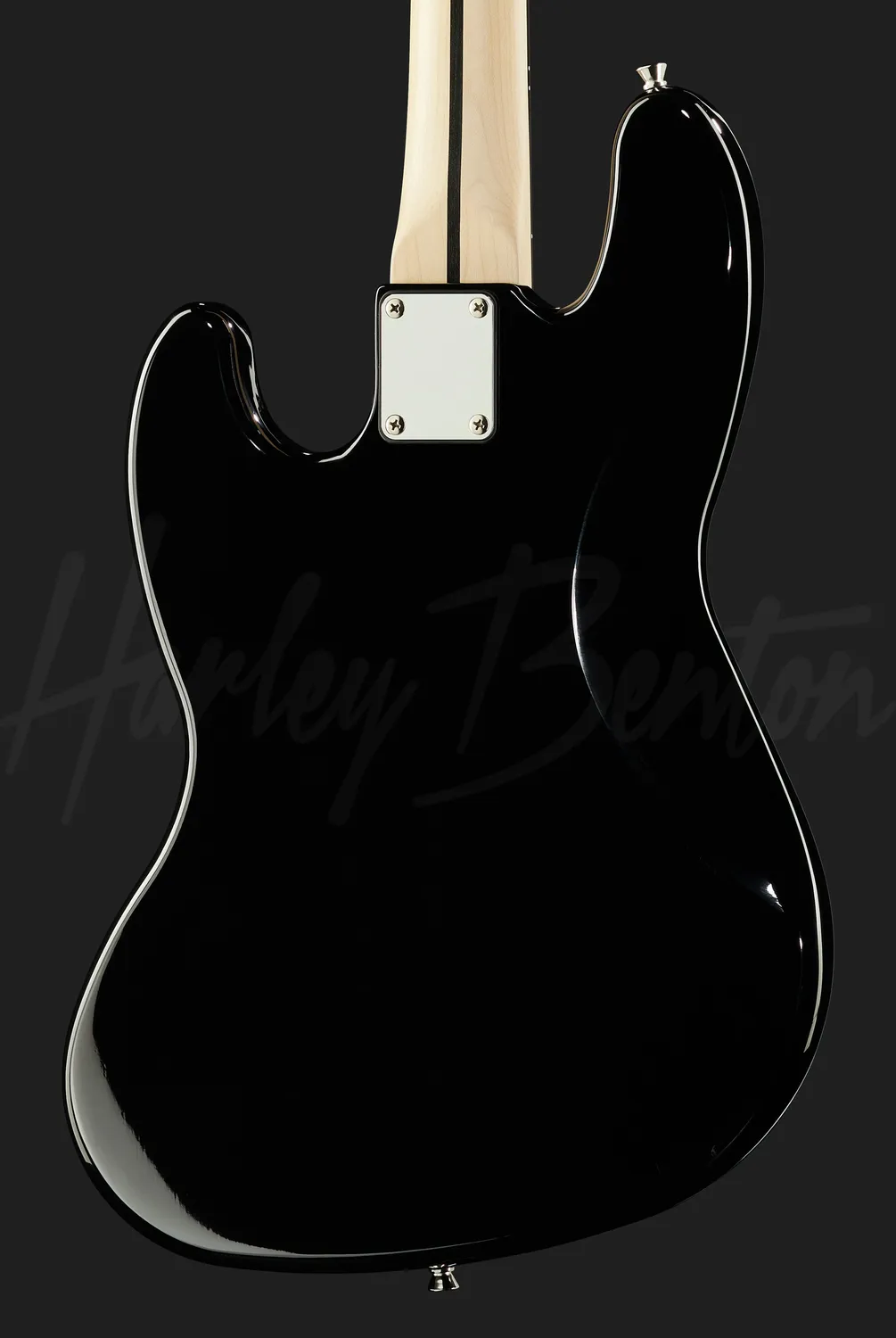 Harley Benton Vintage JB-75MN E-Bass Schwarz Esche