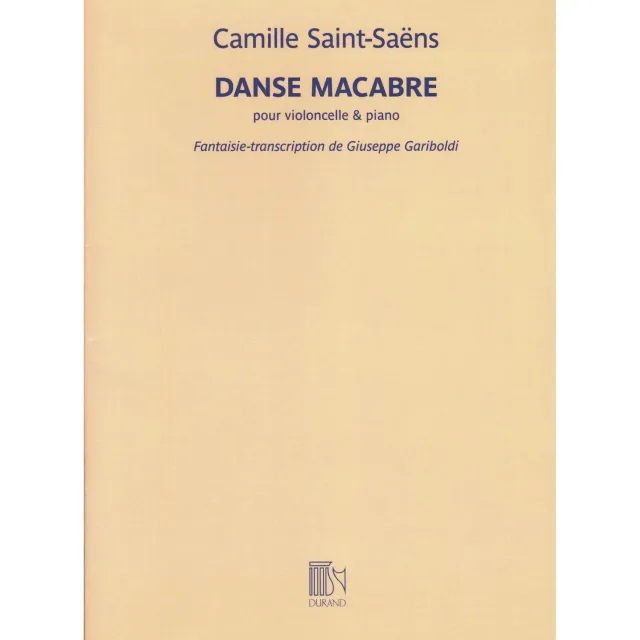 Durand Danse Macabre Gariboldi Cello-Klavier-Noten französisch