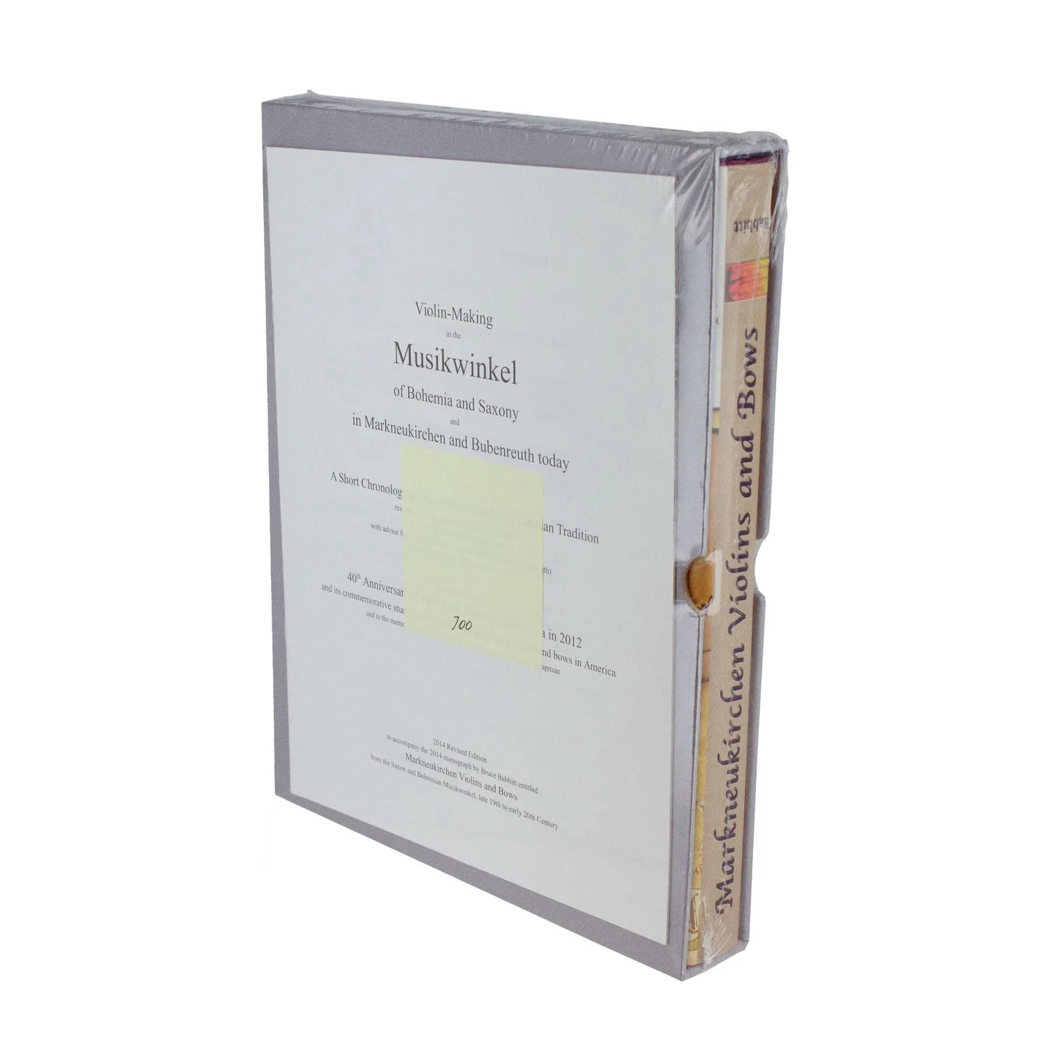 Shar Music Babbitt Markneukirchen Violinen Bogen Buch