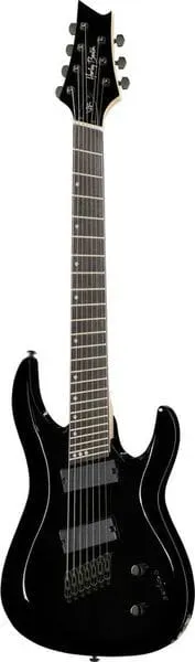 Harley Benton Progressive R-457BK MultiScale E-Gitarre 7-Saiter