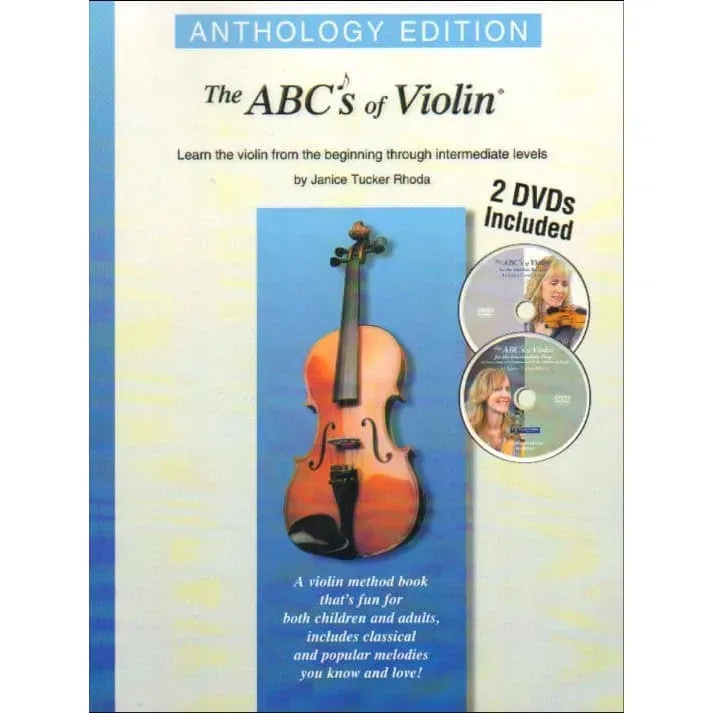 Shar Music ABCs of Violin Anthology Violinschule Buch + 2 DVDs Anfänger