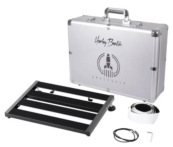 Harley Benton Standard SpaceShip 40 Pedalboard Alu mit Hardcase