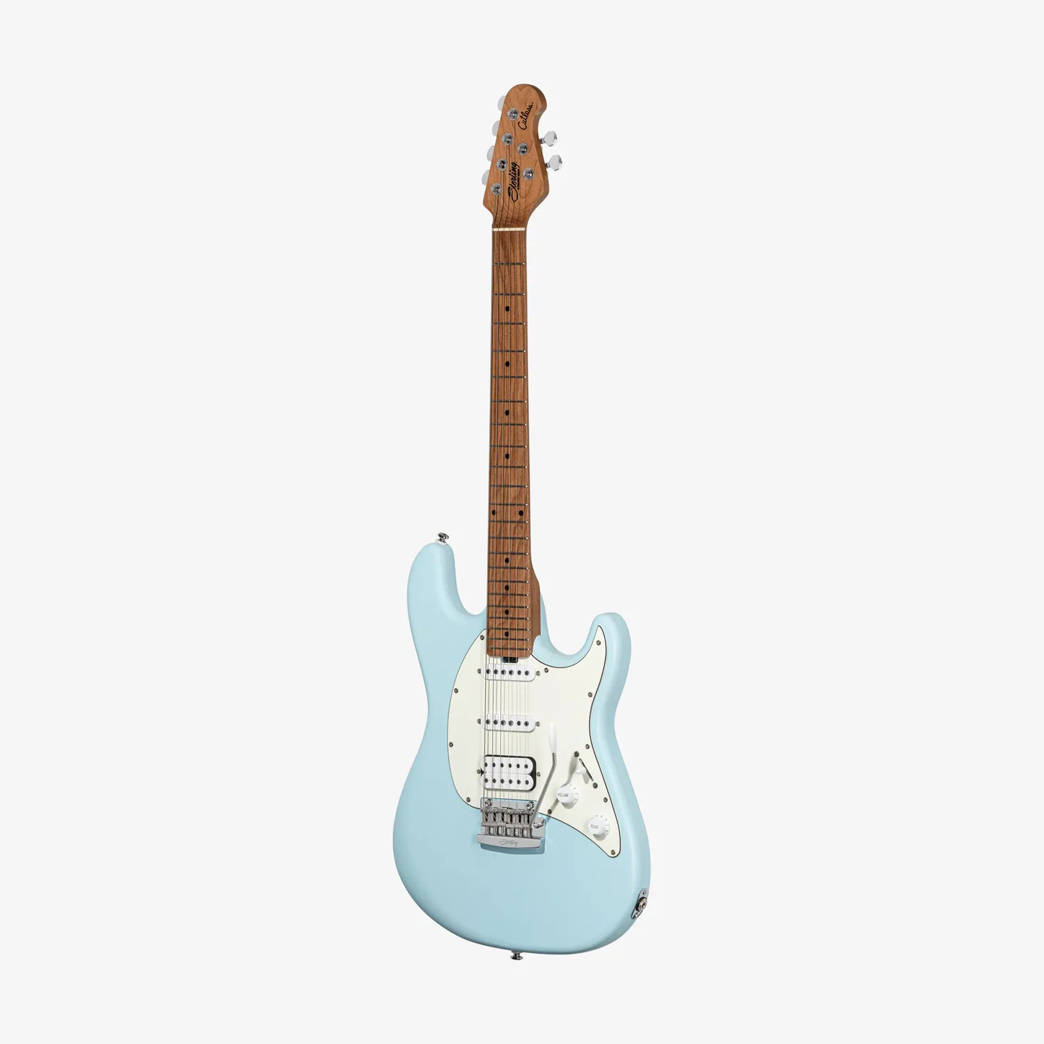 Sterling Cutlass CT50 E-Gitarre Daphne Blue Satin HSS