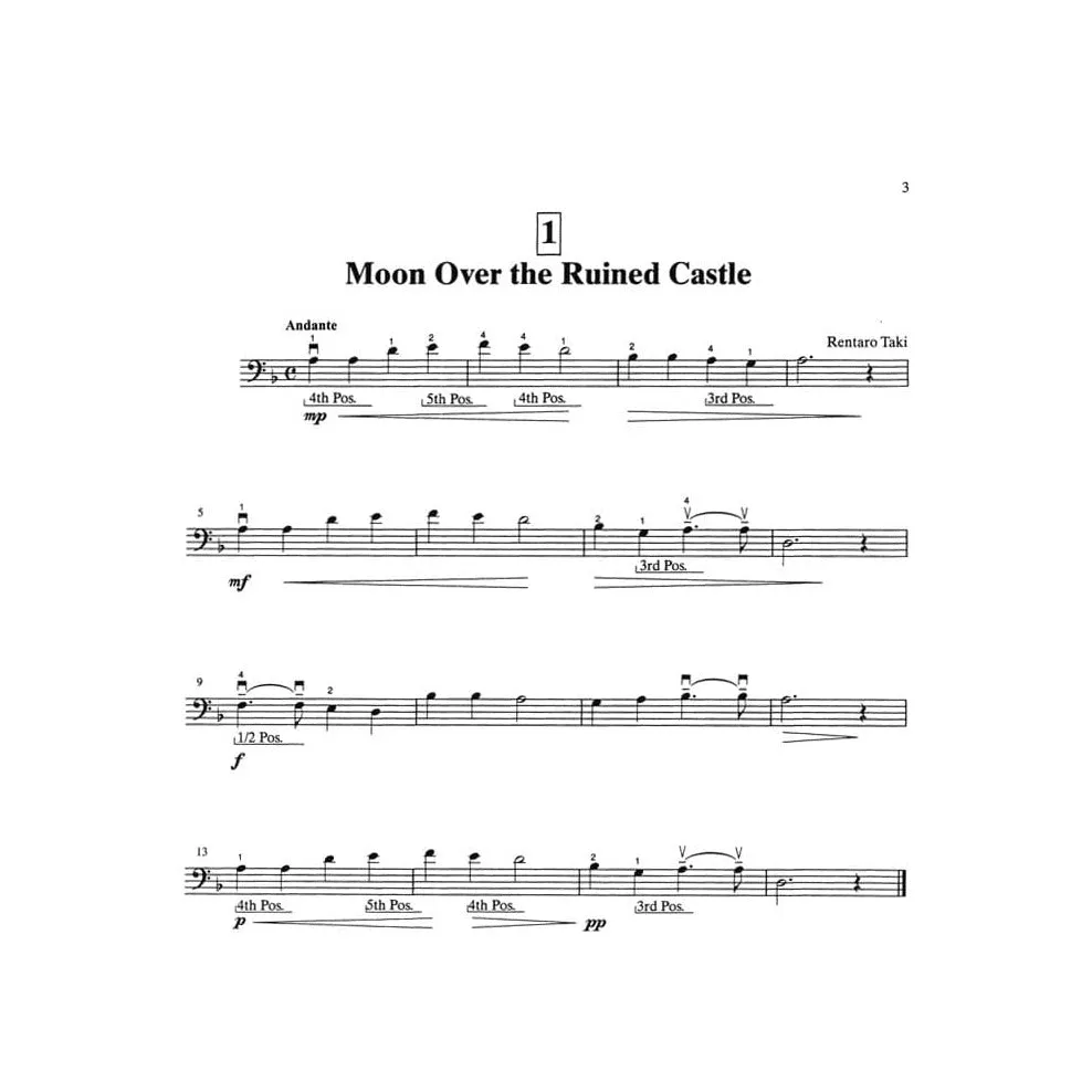 Suzuki Bass School Volume 3 Kontrabass Noten mit CD
