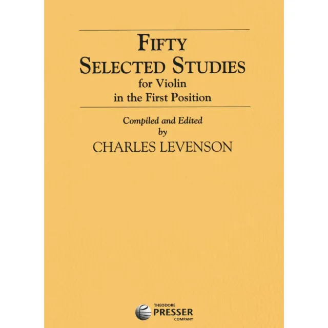 Theodore Presser 50 Selected Studies 1. Lage Violinetüden