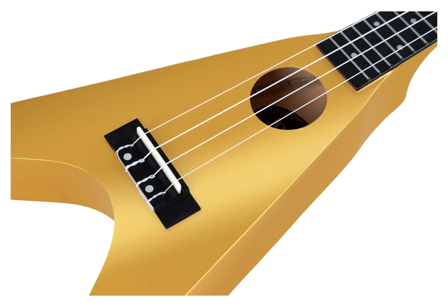 Rocktile FV-04 GD Sopran-Ukulele gold Heavy-Design