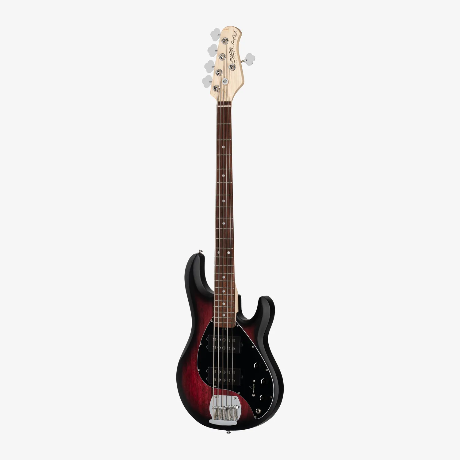 Sterling SUB StingRay 5 HH E-Bass 5-Saiter Ruby Burst