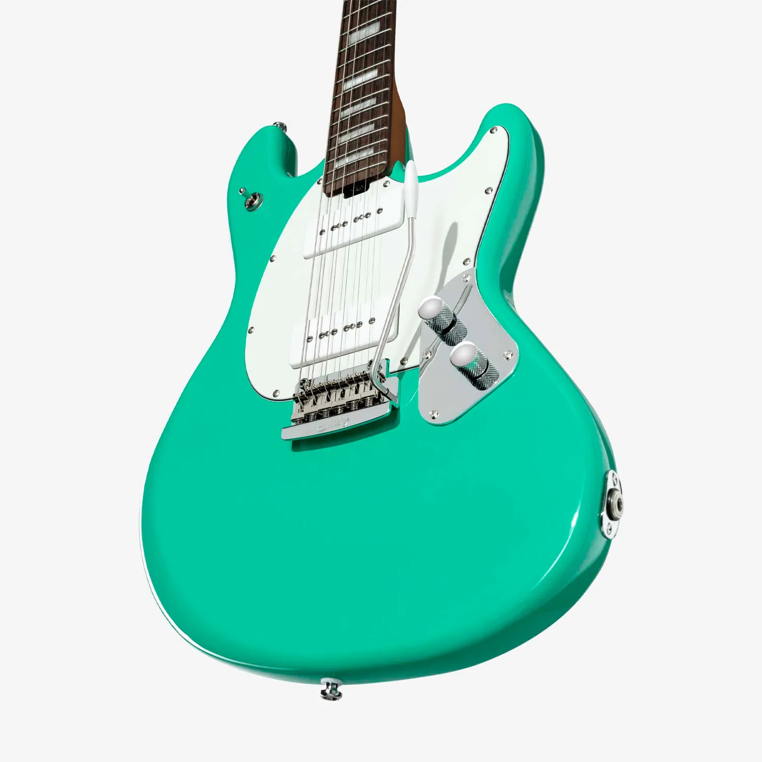 Sterling StingRay Plus E-Gitarre Seafoam Green P90 Boost