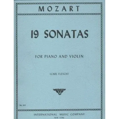 Mozart 19 Sonaten Violine Klavier Noten Flesch