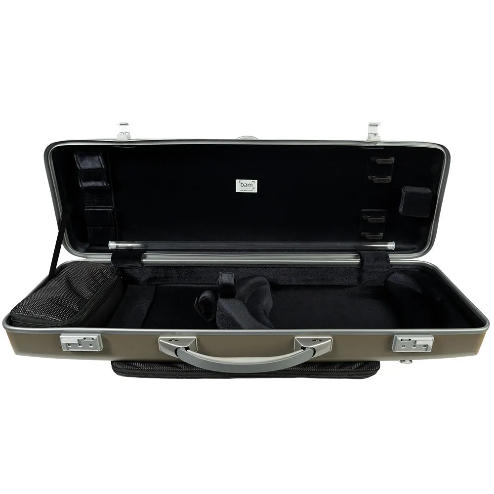 Shar Music BAM Supreme Hightech Oblong Geigenkasten 4/4 Champagne