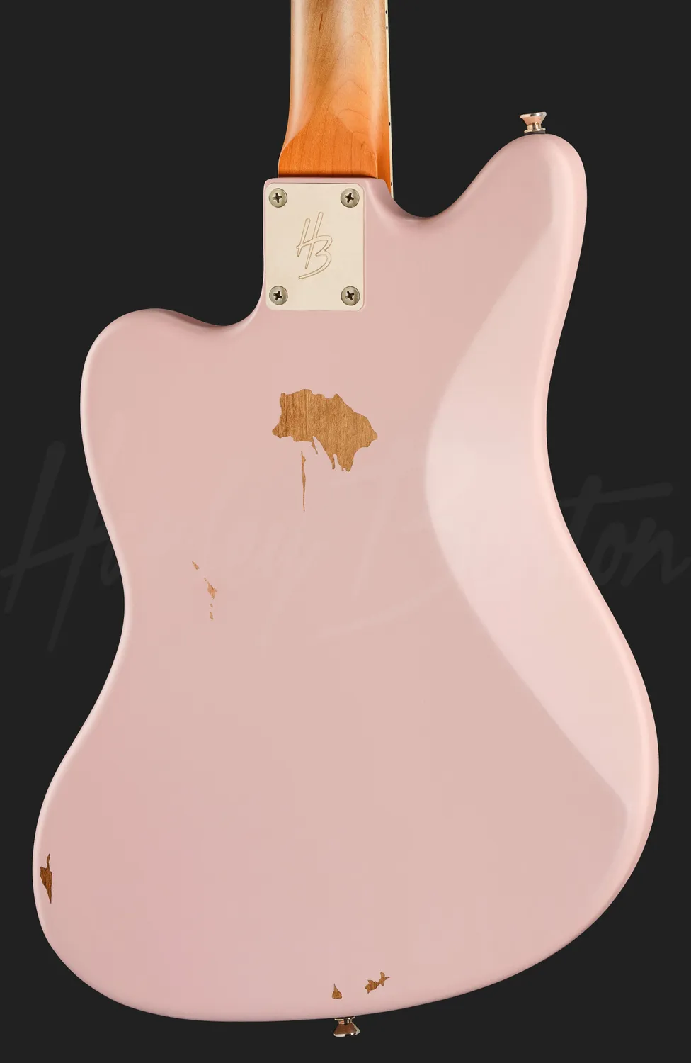 Harley Benton JA-60LA SP E-Gitarre Shell Pink Aged
