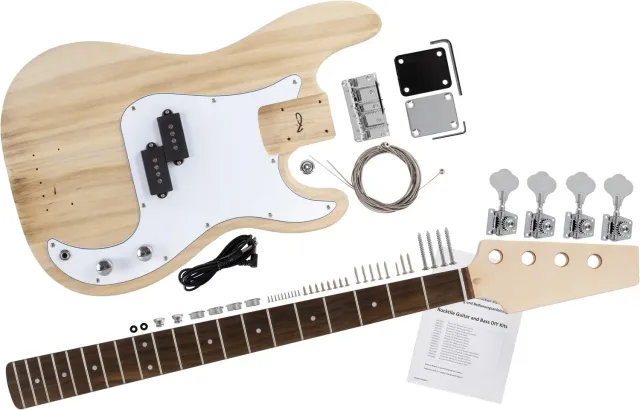 Rocktile PB-Style E-Bass Bausatz DIY unlackiert
