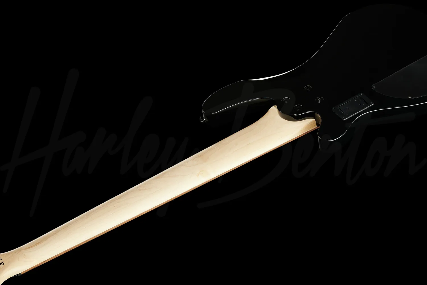 Harley Benton Pro B-650FL E-Bass Black 6-Saiter Fretless