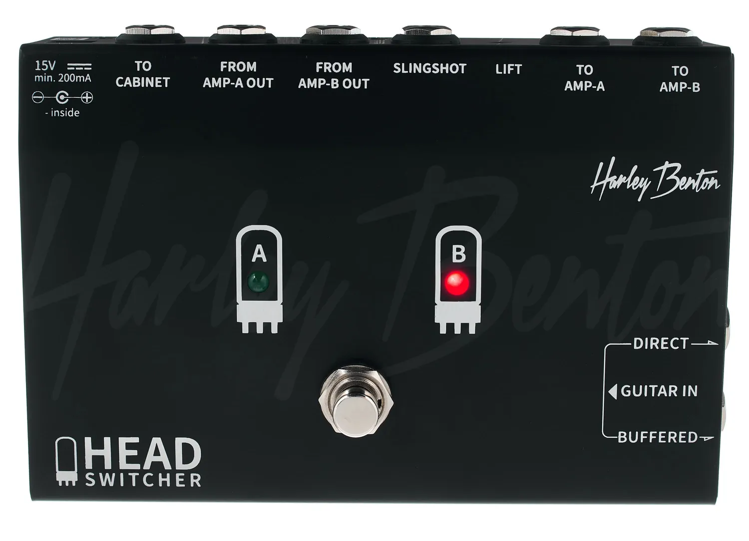 Harley Benton Tube Head Switch Amp-Umschalter 2 Heads