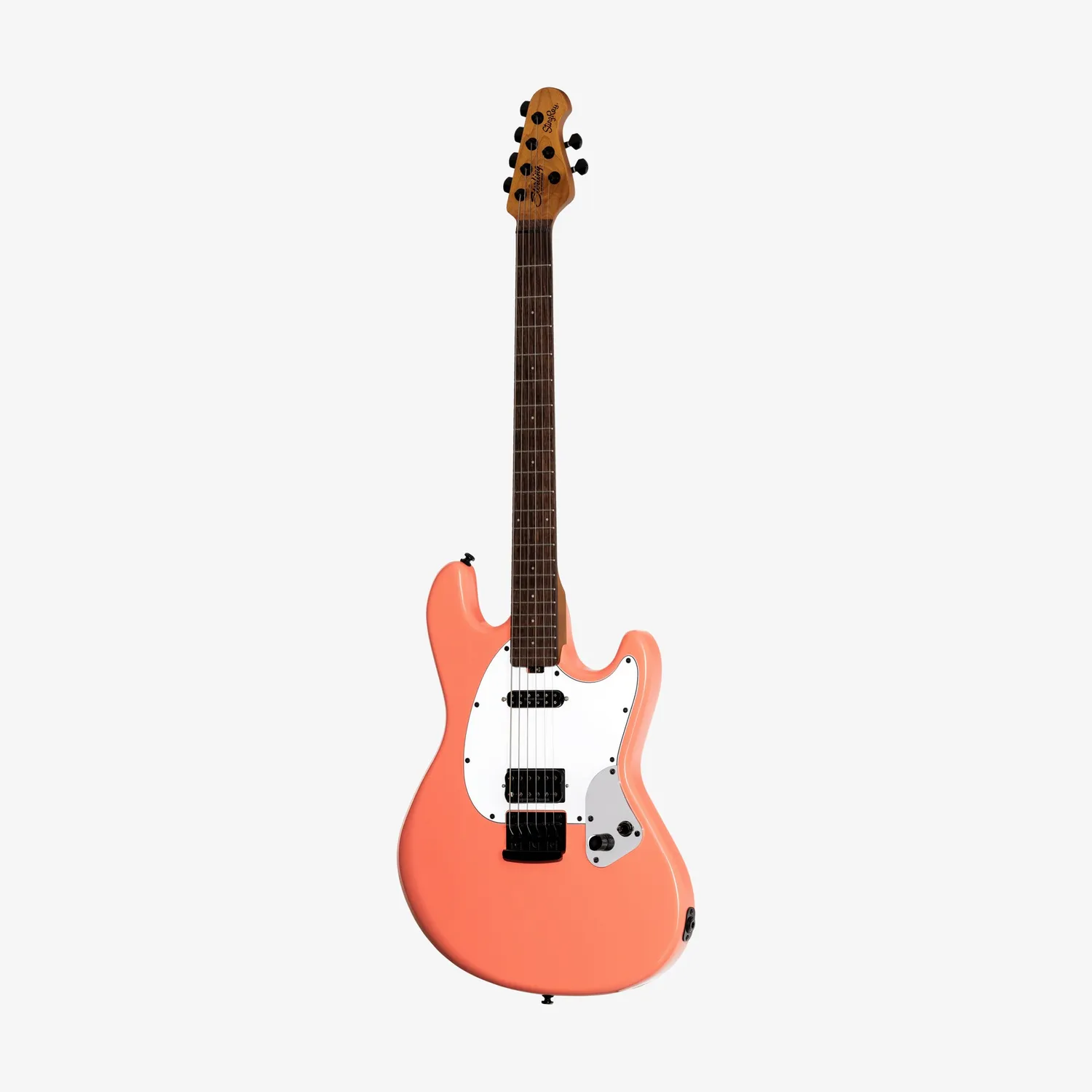 Sterling Artist Fluff StingRay E-Gitarre Rula Thumb Red Drop C#