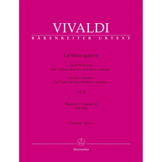 Bärenreiter Vivaldi La Stravaganza Op. 4 Bd. 2 Violine Noten