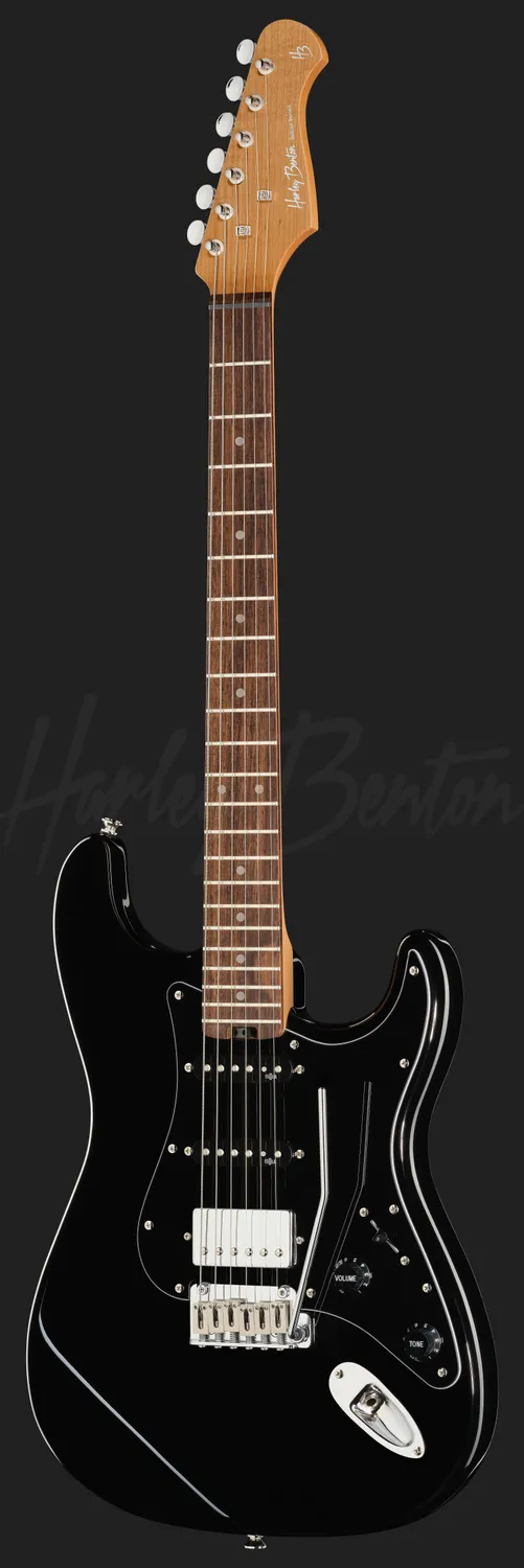 Harley Benton ST-Modern HSS BK E-Gitarre Schwarz