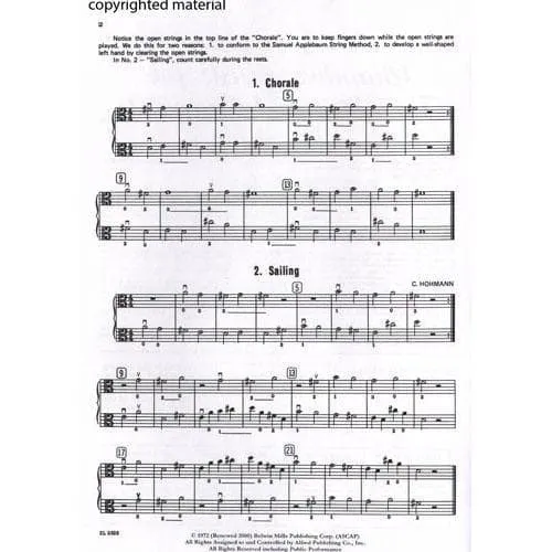 Shar Music Applebaum Chamber Music Noten Viola Buch 1