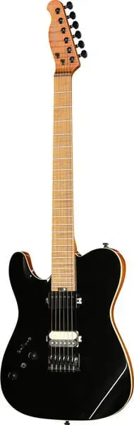 Harley Benton Fusion-T II HH LH MN HT BM E-Gitarre Black Linkshänder