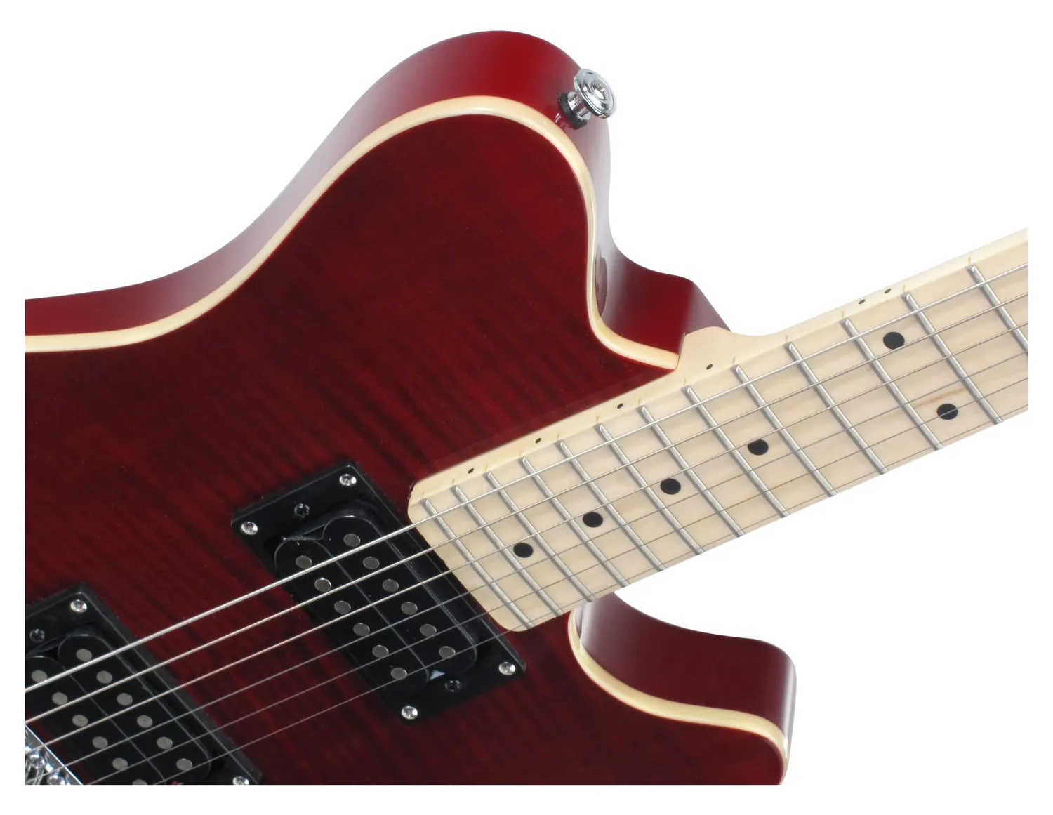 Rocktile Pro MM150-TR E-Gitarre transparent red