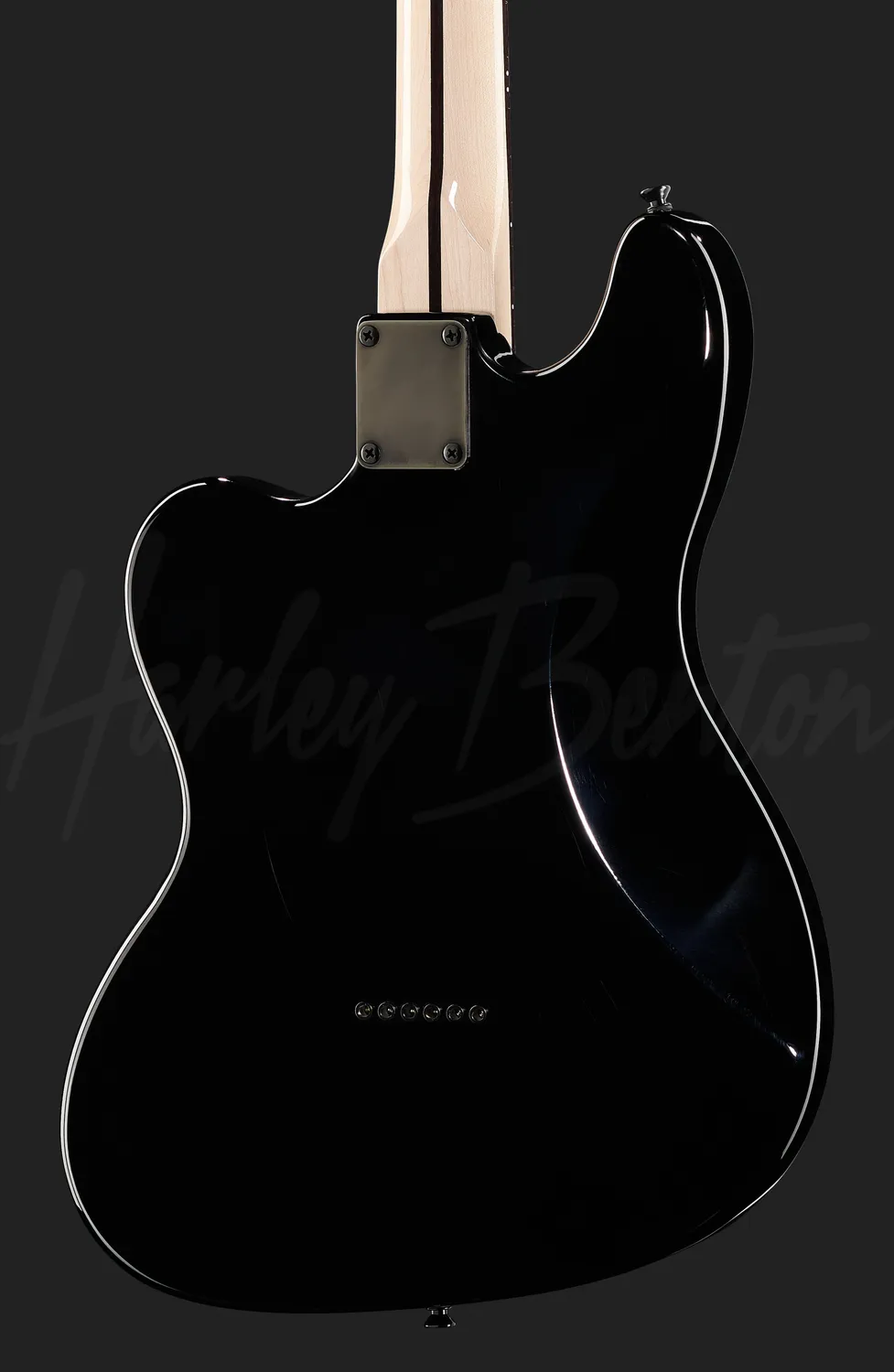 Harley Benton Rock JA-Baritone E-Gitarre Schwarz P-90