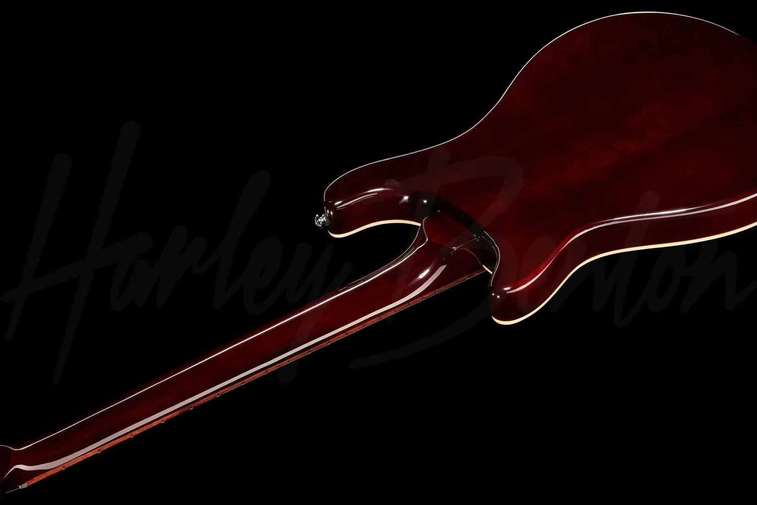 Harley Benton CST-24HB Tortoise Flame E-Gitarre halbakustisch