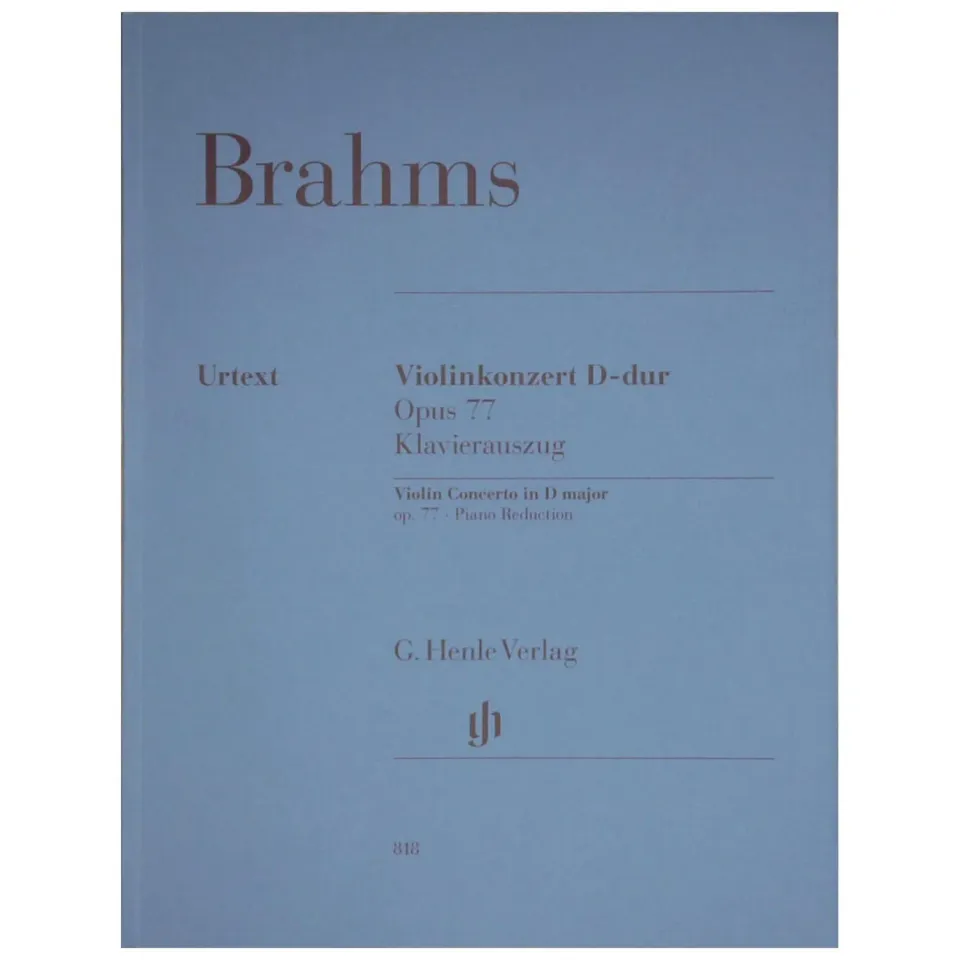 Henle Brahms Violinkonzert D-Dur Op.77 Violinnoten Zimmermann