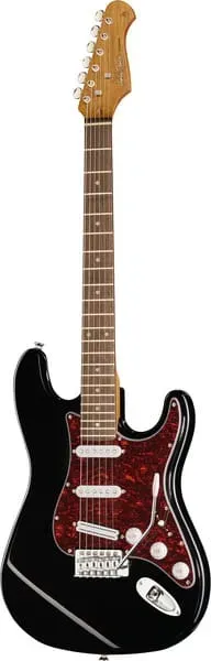 Harley Benton ST-62RW BK Hot Rod E-Gitarre schwarz