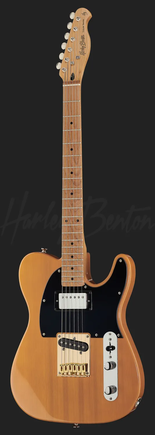 Harley Benton TE-53KR BL E-Gitarre Esche Humbucker