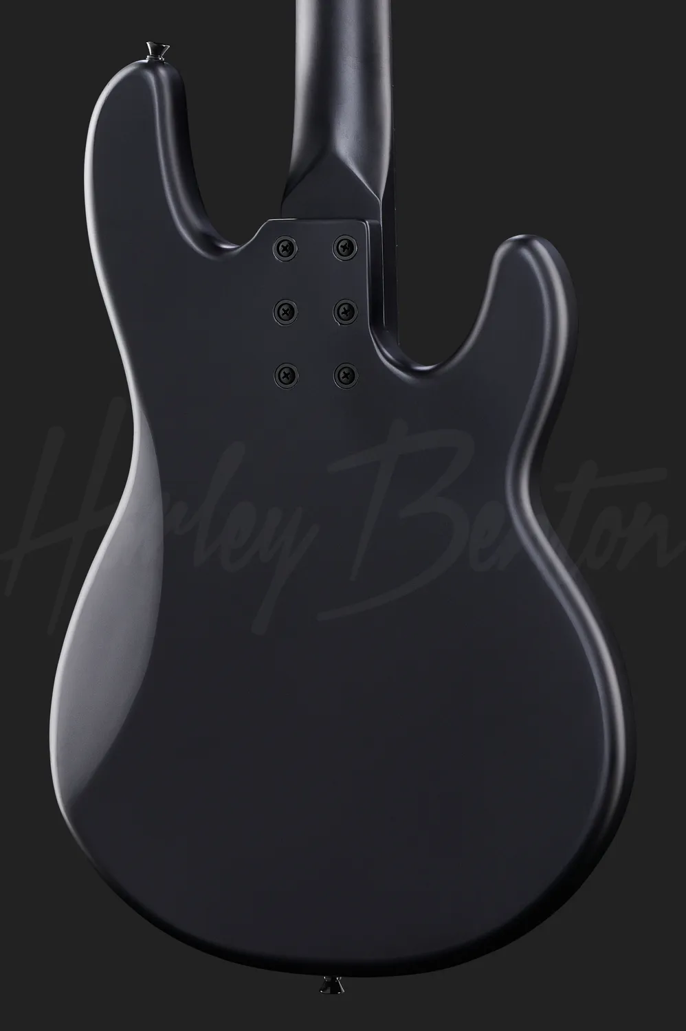 Harley Benton MB-4LH E-Bass Linkshänder Satin Black