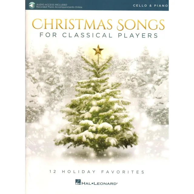 Hal Leonard Christmas Songs Cellonoten Klavier 12 Stücke