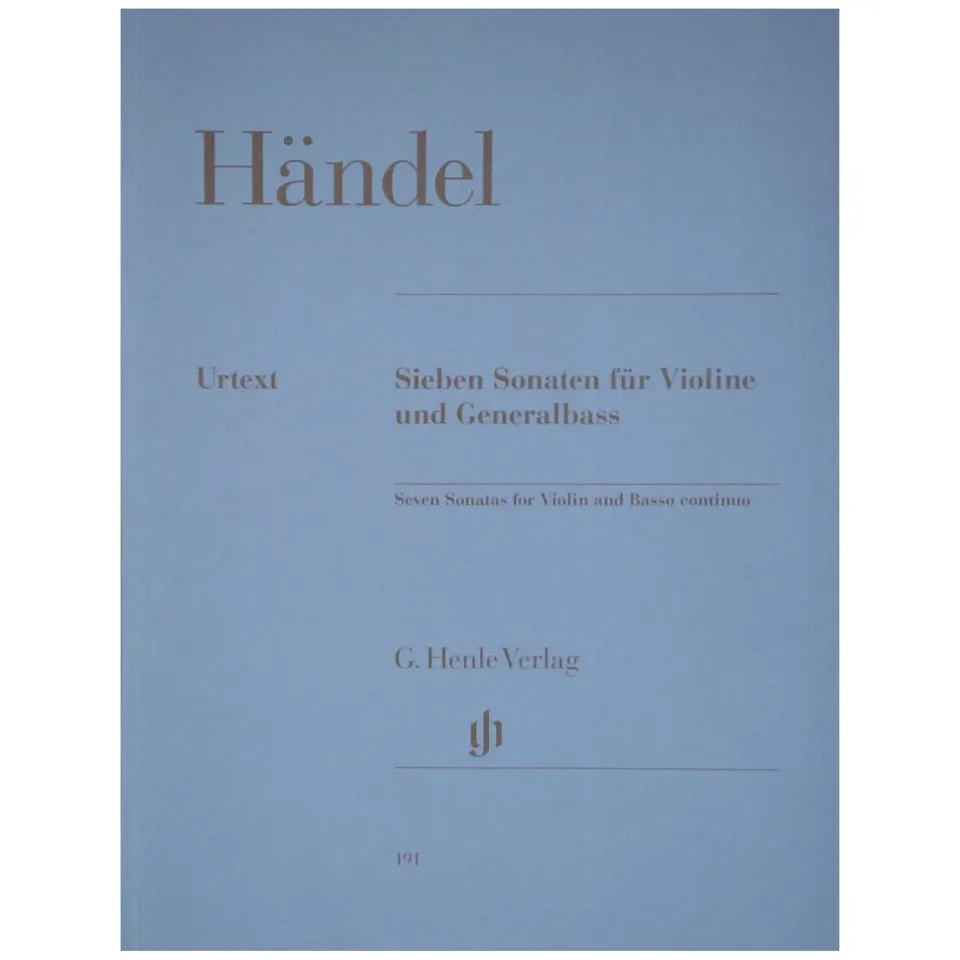 Henle Händel 7 Sonaten Violine Noten Urtext