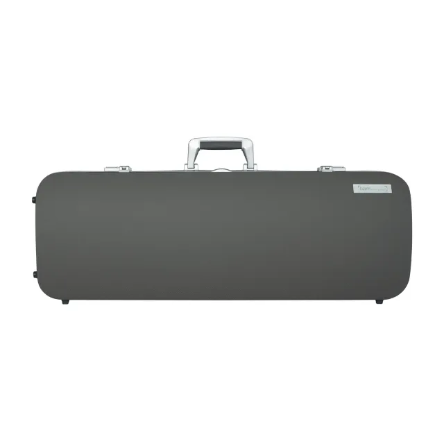 BAM Hightech Oblong Bratschenkoffer Grau Compact ohne Tasche