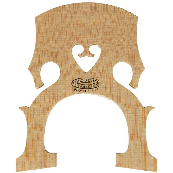 Milo Stamm Cello Steg Standard F 90mm Ahorn