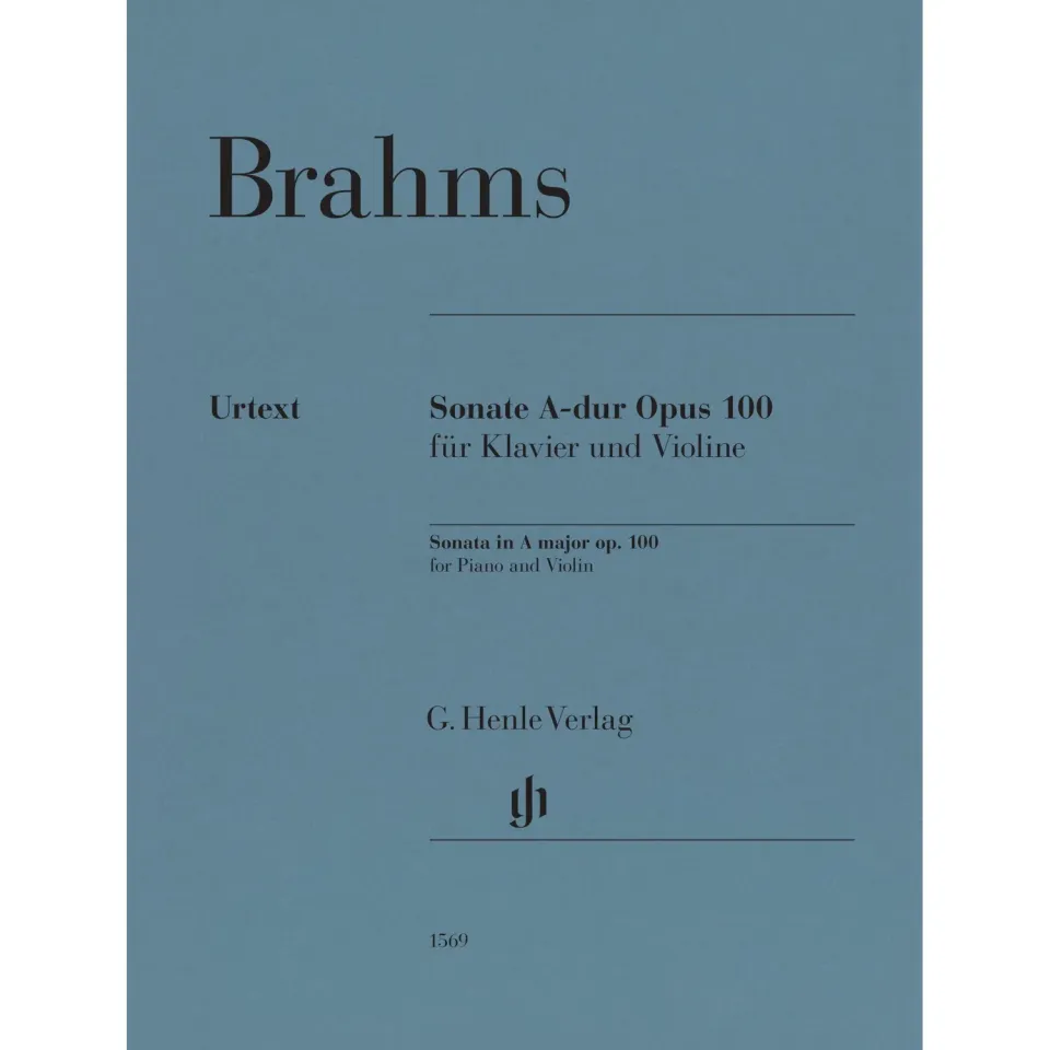Henle Brahms Sonate A-Dur op. 100 Noten Violine Klavier