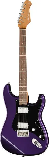 Harley Benton Rock ST-Modern HH E-Gitarre lila metallic